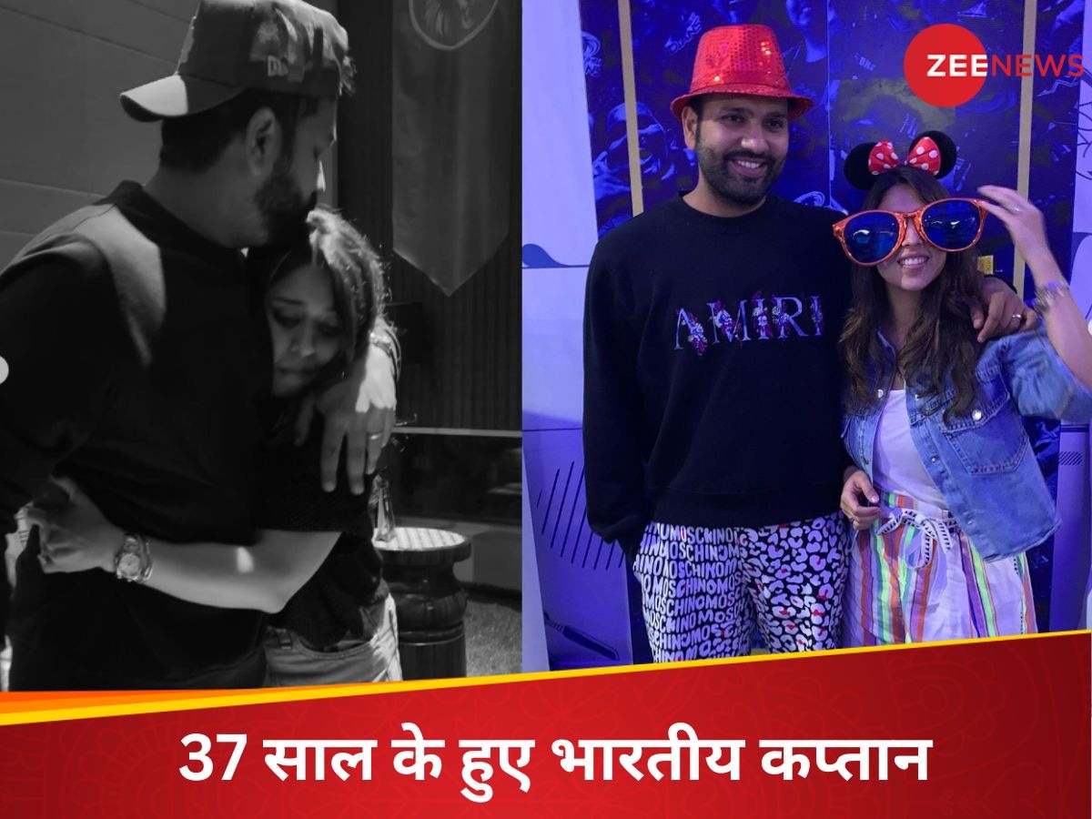 Rohit Sharma Birthday: वाइफ को लगाया गले... काटा केक, रोहित शर्मा ने कुछ यूं मनाया अपना 37वां बर्थडे; सूर्या भी दिखे साथ