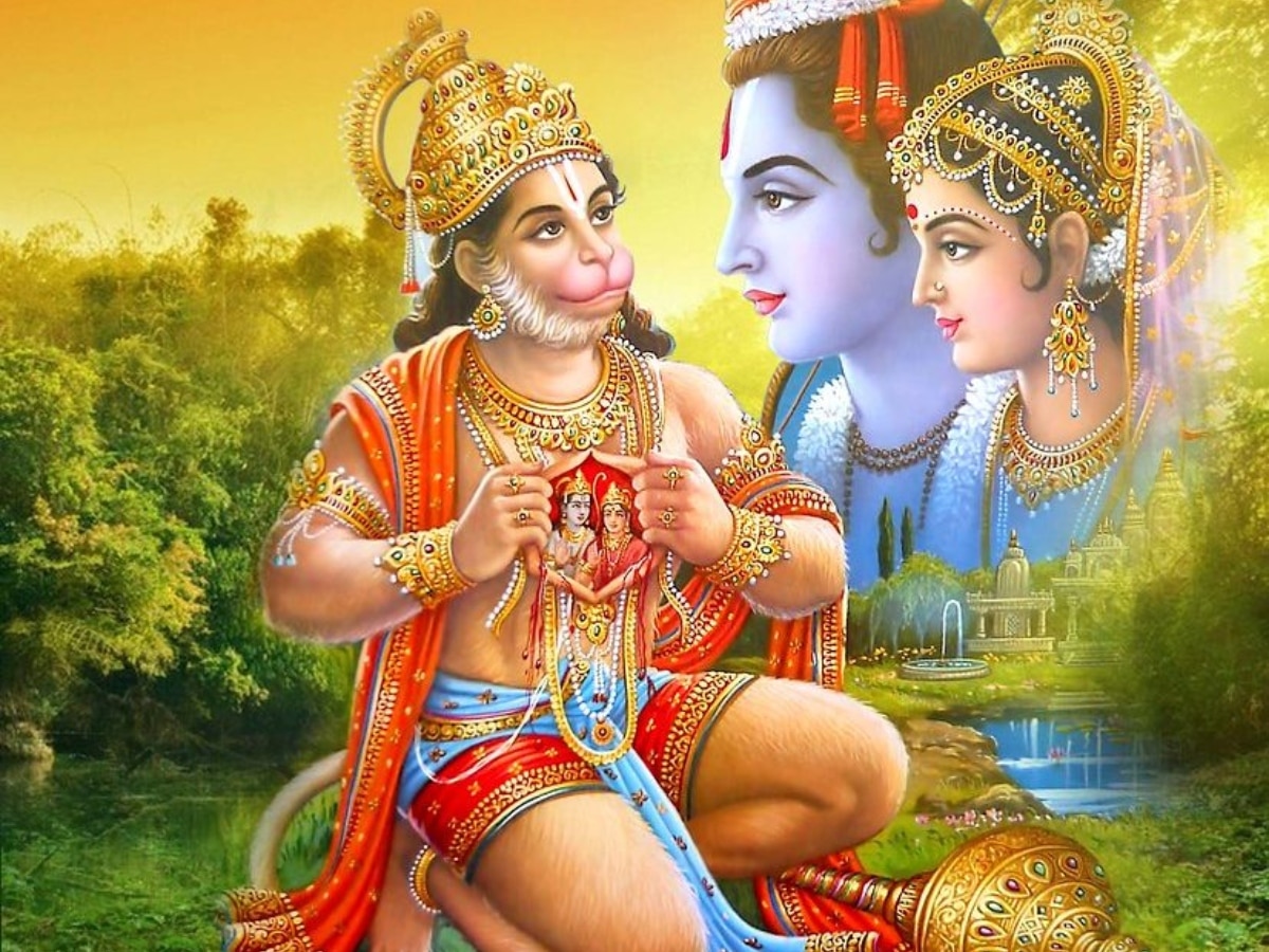 Why lord hanuman tore his chest and made darshan of lord ram and sita ...