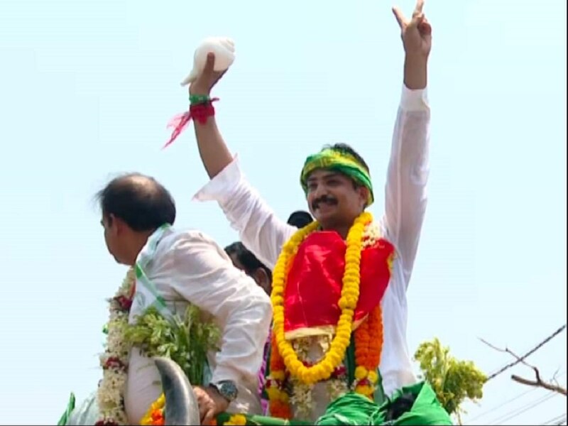 bjd candidate manmath routray filled the nomination