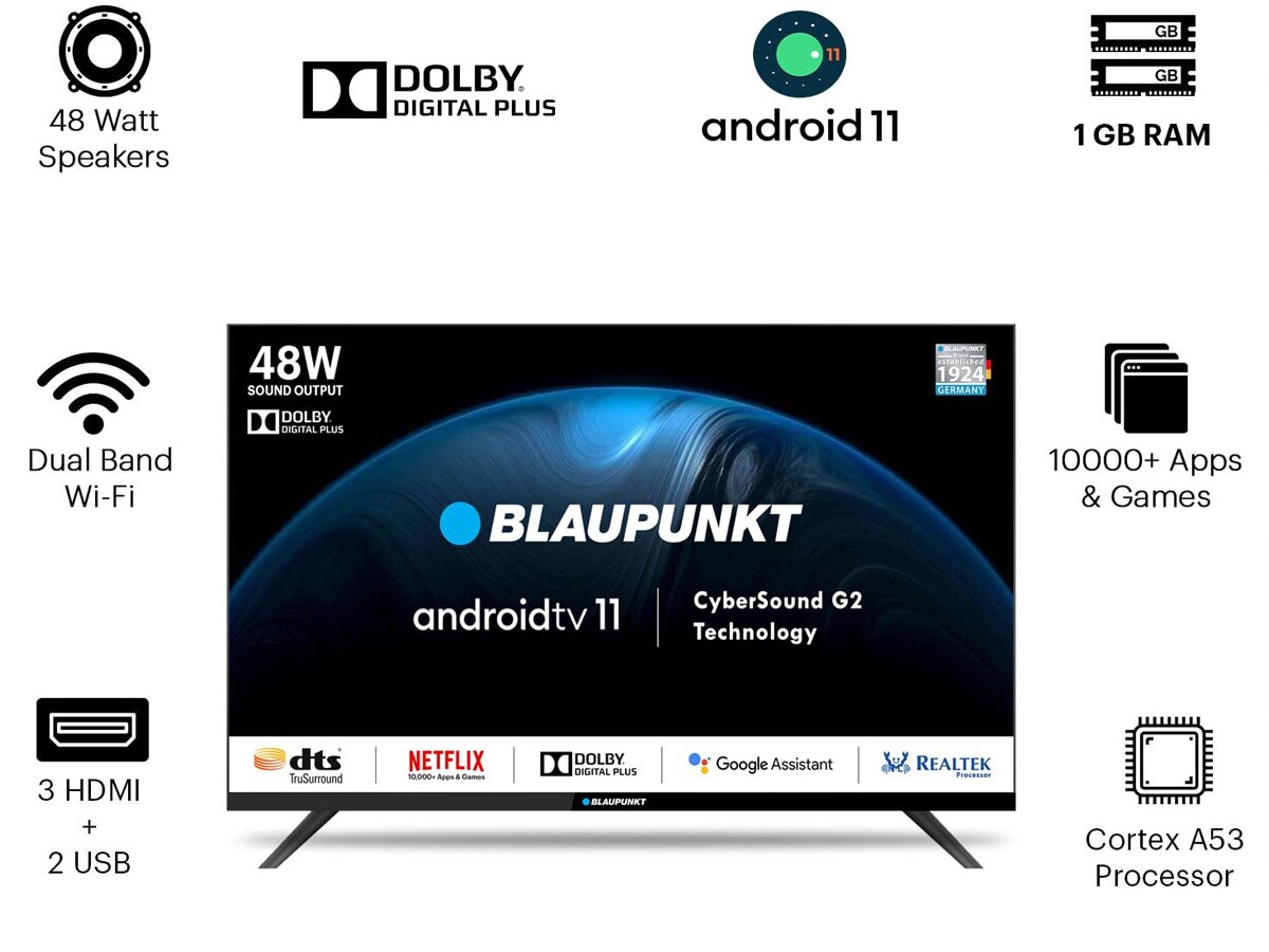 Amazon Great Summer Sale 2024: स्मार्ट LED टीवी सस्ते में दे रहा Blaupunkt, जानें क्या है ऑफर 