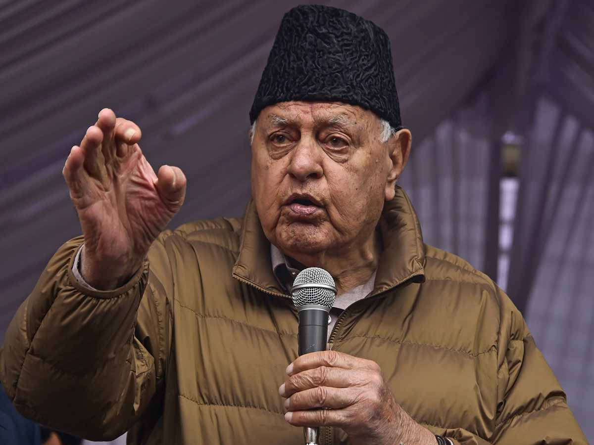 Pakistan Not Wearing Bangles Farooq Abdullahs Controversial Comment on ...