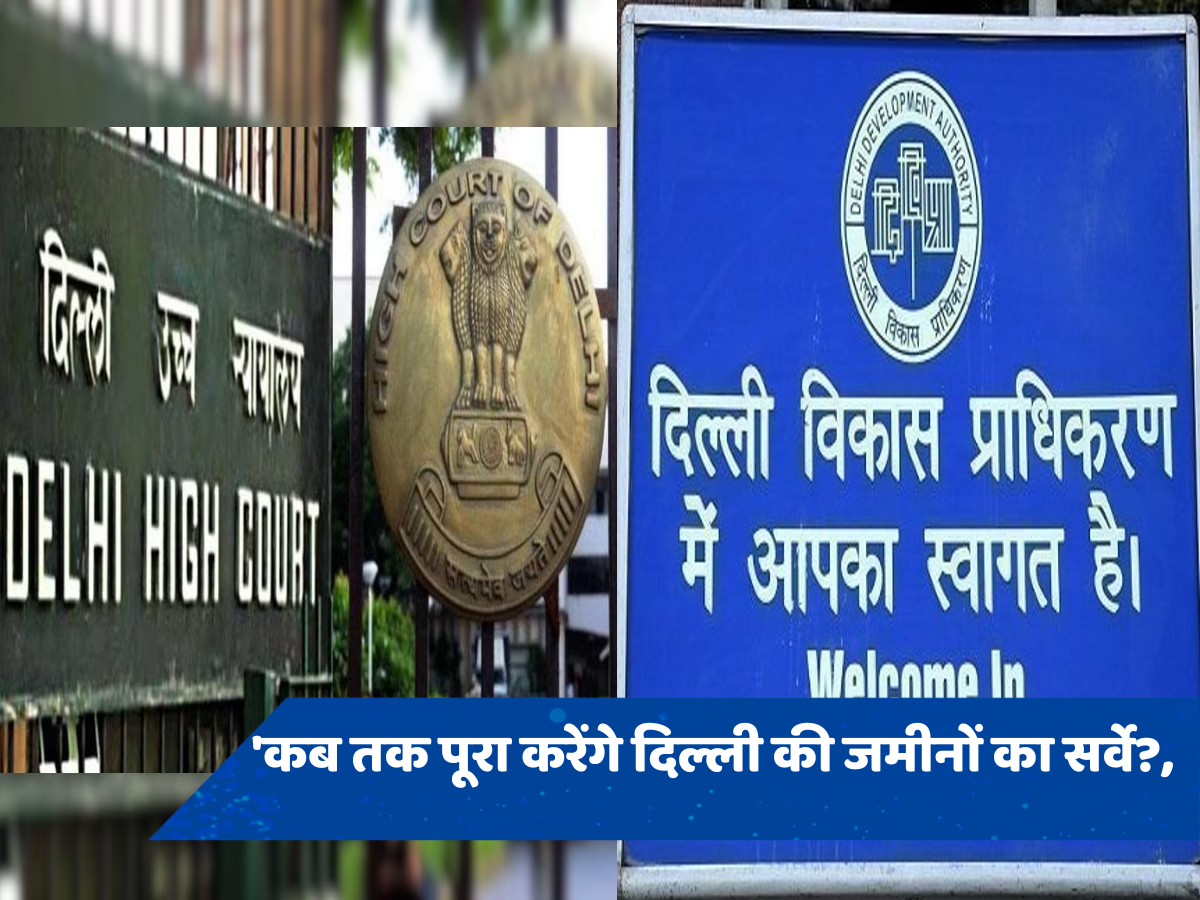 दिल्ली हाईकोर्ट ने DDA और MCD से पूछा 'कब तक पूरा करेंगे अपनी जमीनों का सर्वे, जानें दिल्ली वासियों पर क्या पड़ेगा असर?