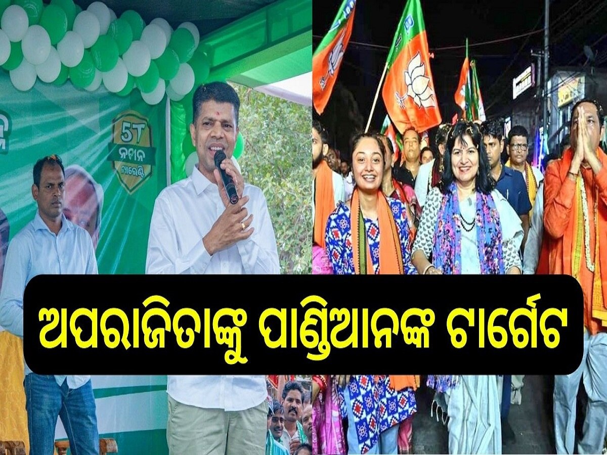 Odisha Election: ସାଂସଦ ଅପରାଜିତା ଷଢ଼ଙ୍ଗୀଙ୍କୁ ଟାର୍ଗେଟ କଲେ ପାଣ୍ଡିଆନ, ‘ବହୁତ ଲୋକ ଆସନ୍ତି ମିଠା ମିଠା କଥା କହି ଚାଲିଯାଆନ୍ତି’