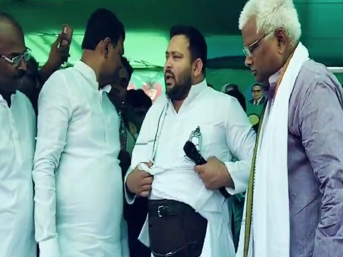  Lok sabha election 2024 Tejashwi Yadav fiercely attacked central government on issue of reservation