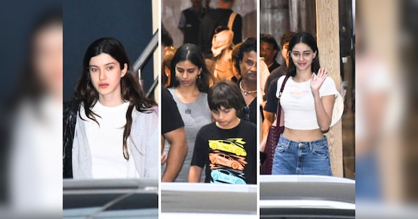 Suhana Khan With Abram Khan and Shanaya Kapoor Ananya Panday Spot At ...