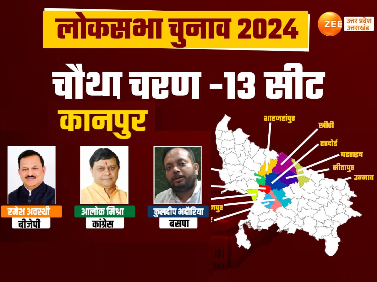 Kanpur phase 4 election 2024 voting percentage time bjp, sp bsp