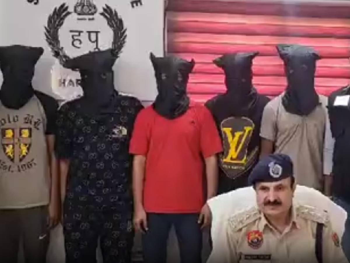 Gurugram News: हरियाणा में खून की होली खेलने से पहले ऑटोमैटिक हथियारों के साथ लॉरेंस बिश्नोई गैंग के 5 शूटर गिरफ्तार