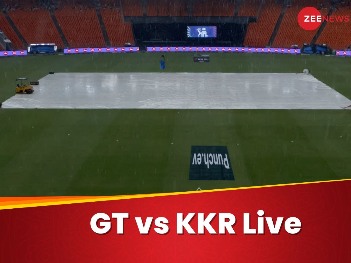 GT vs KKR: गुजरात टाइटंस प्लेऑफ की रेस से बाहर, कोलकाता के खिलाफ मैच बारिश के कारण हुआ रद्द