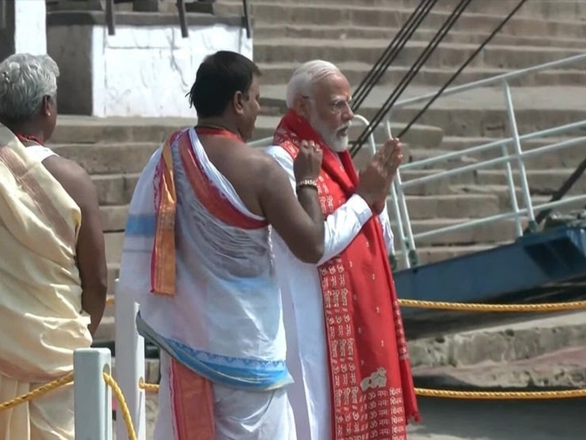 Pm Modi Nomination From Varanasi Lok Sabha Seat Pm Modi Visit Namo Ghat Kaal Bhairav Mandir Pm 7923