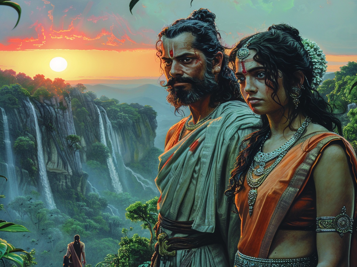 Lord Rama Exile Ramayan Lord Rama And Sita stayed 17 places in 14 years in 14 years of ...