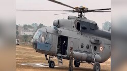 हेलिकॉप्टर से भेजे गए लातेहार नक्सल प्रभावित इलाकों में मतदानकर्मी, 20 मई को मतदान
