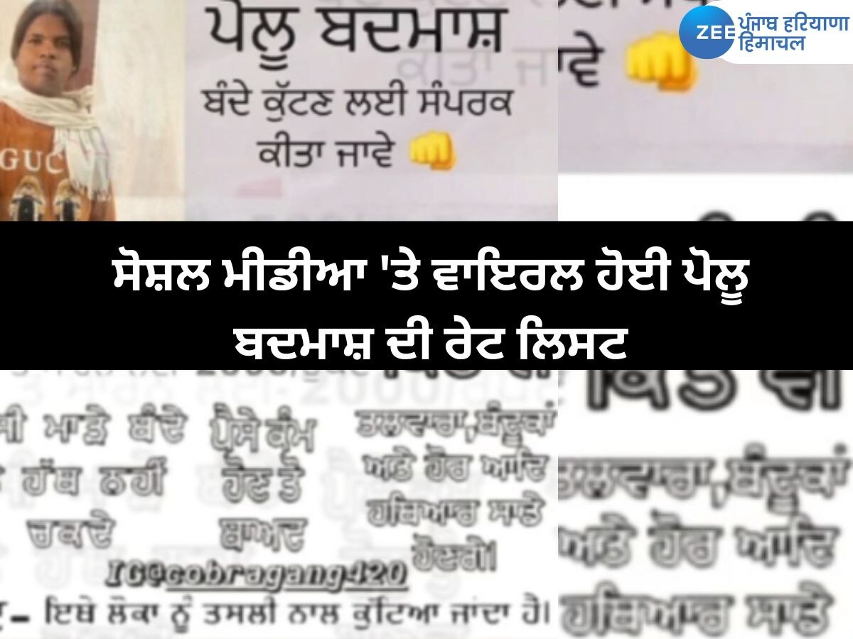 Polu Badmash Viral Video: 'ਇਥੇ ਬੰਦਾ ਤਸੱਲੀ ਨਾਲ ਕੁੱਟਿਆ ਜਾਂਦਾ' ਪੋਲੂ ਬਦਮਾਸ਼ ਨੇ ਜਾਰੀ ਕੀਤੀ ਬਦਮਾਸ਼ੀ ਦੀ ਰੇਟ ਲਿਸਟ !