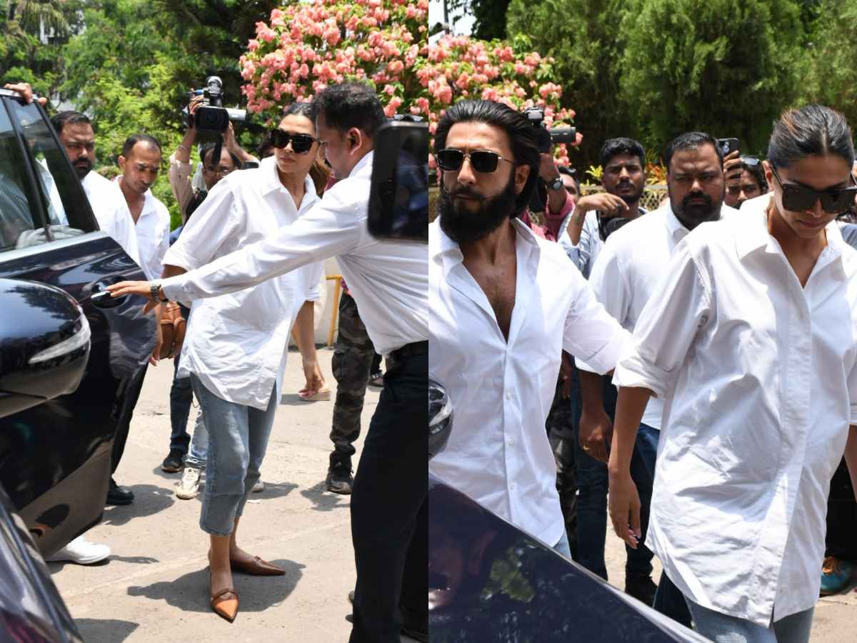 वोट डालने पहुंचे Deepika Padukone और Ranveer Singh, बेबी बंप फ्लॉन्ट करते दिखीं 'लेडी सिंघम'... 13 पहली बार दिखा बेबी बंप