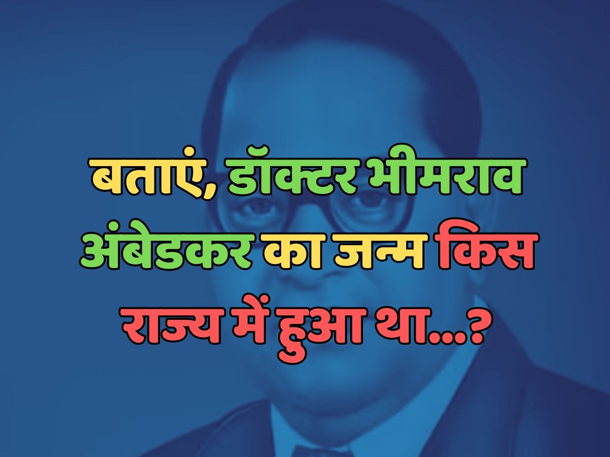 In which state was Dr Bhimrao Ambedkar born