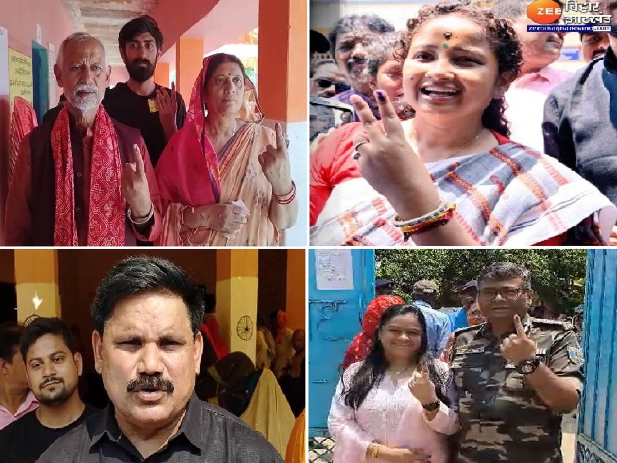 Lok Sabha Election 2024 : आम आदमी बनकर खास लोगों ने डाला वोट, देखें तस्वीरें