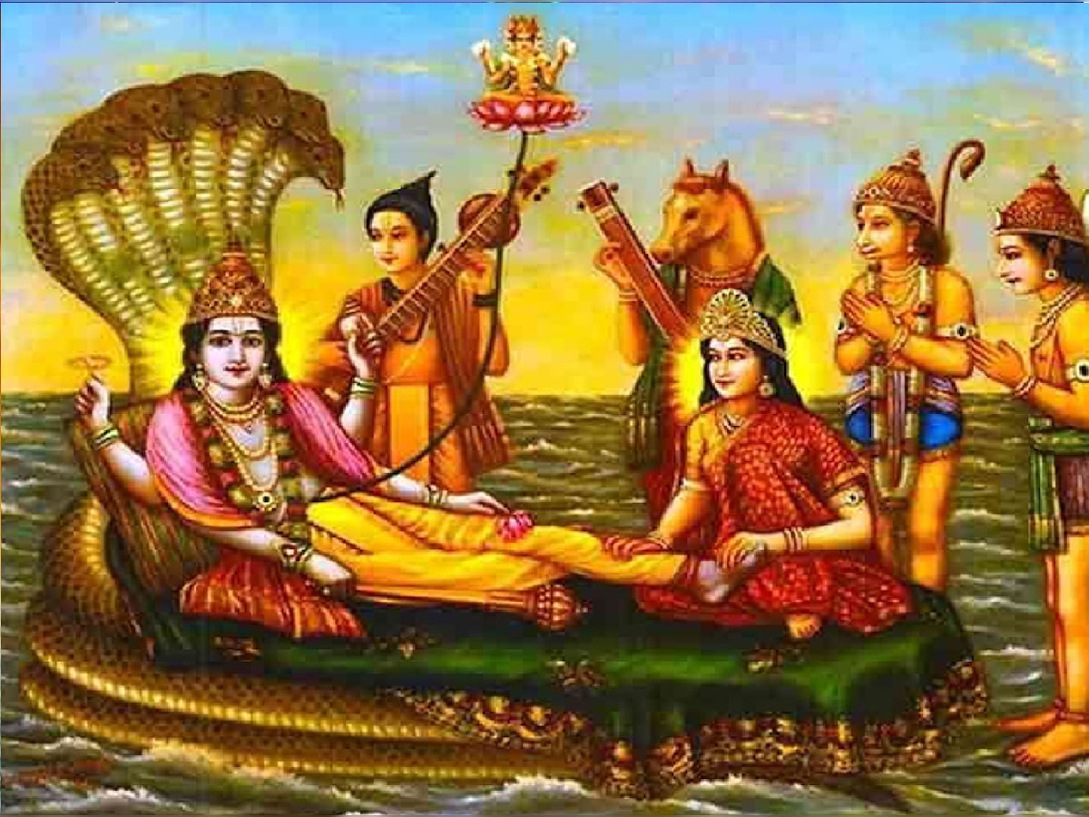 Ekadashi Mantra for vishnu ji Vishnu mantra lyrics in hindi for ...