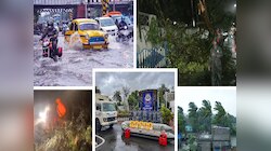 रेमल का 135KM की रफ्तार से तांडव, भारी बारिश के बाद गिरे पेड़; उखड़े बिजली के खंभे