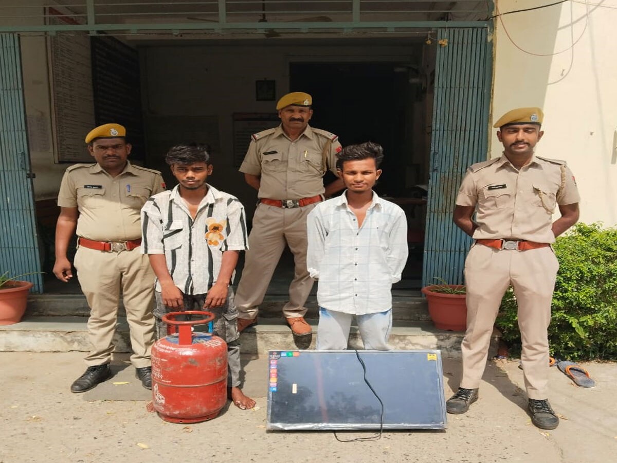 डूंगरपुर में सूने मकान में चोरी का पर्दाफाश, दो आरोपी गिरफ्तार, एक नाबलिग डिटेन