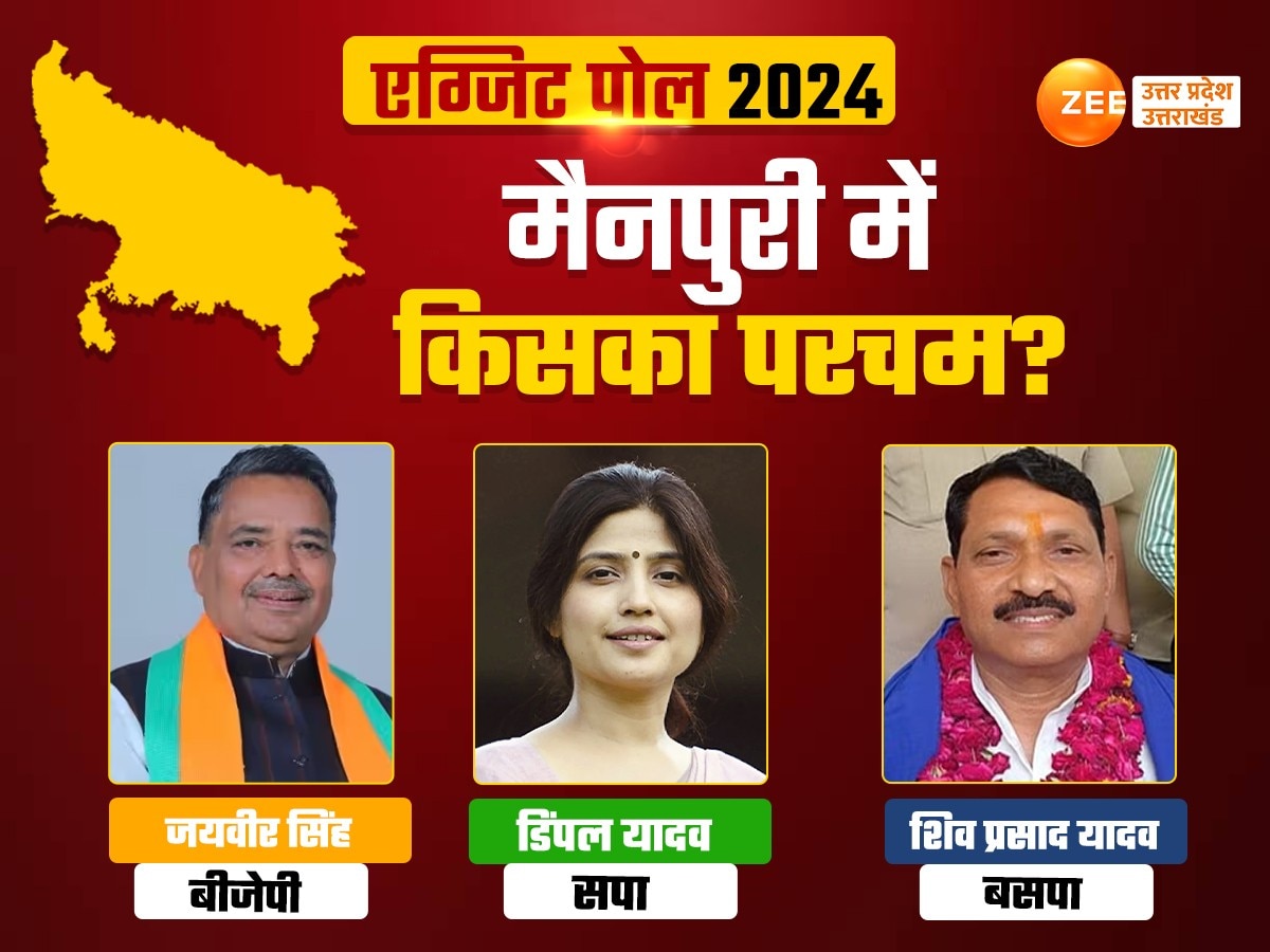 Mainpuri Chunav 2024 Exit Poll Results: मैनपुरी में डिंपल यादव या जयवीर सिंह मारेंगे बाजी, देखें एग्जिट पोल में कौन जीत रहा 