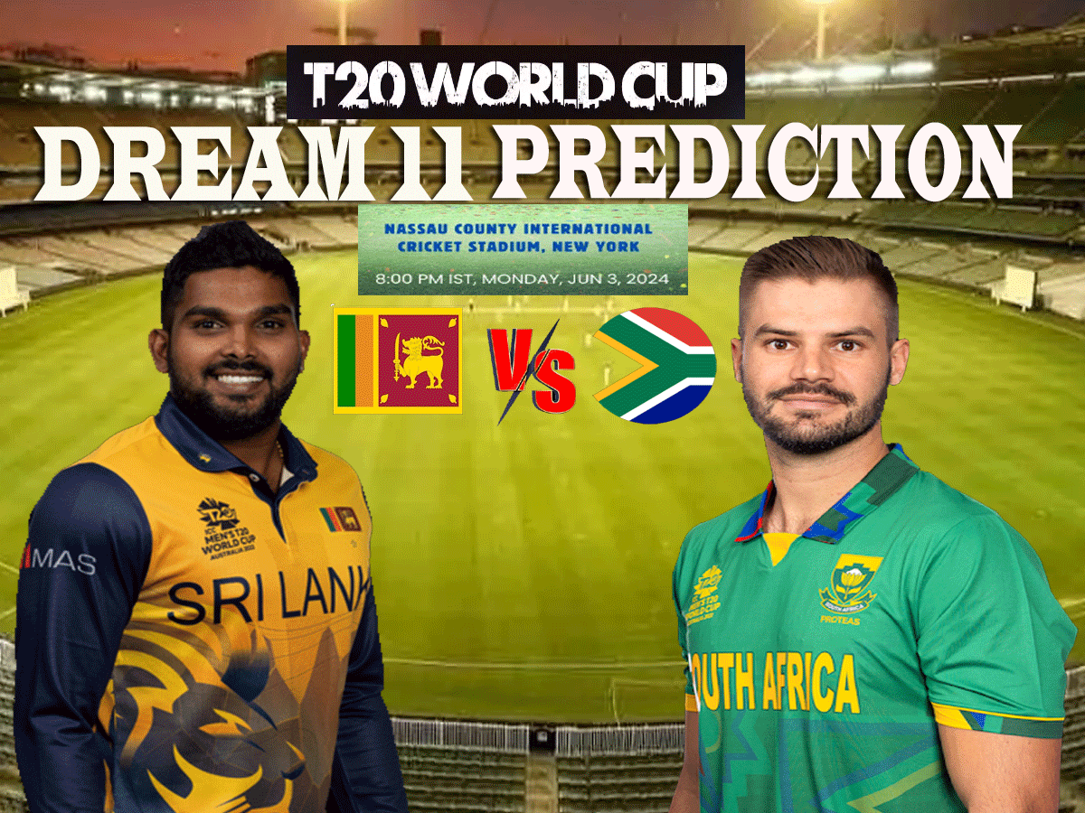SL vs SA Dream11 Prediction: चौथे मैच में ऐसे बनाएं ड्रीम11 टीम, जानें पिच रिपोर्ट और प्लेइंग 11 SL vs SA Dream11 Prediction: चौथे मैच में ऐसे बनाएं ड्रीम11 टीम, जानें पिच रिपोर्ट और प्लेइंग 11