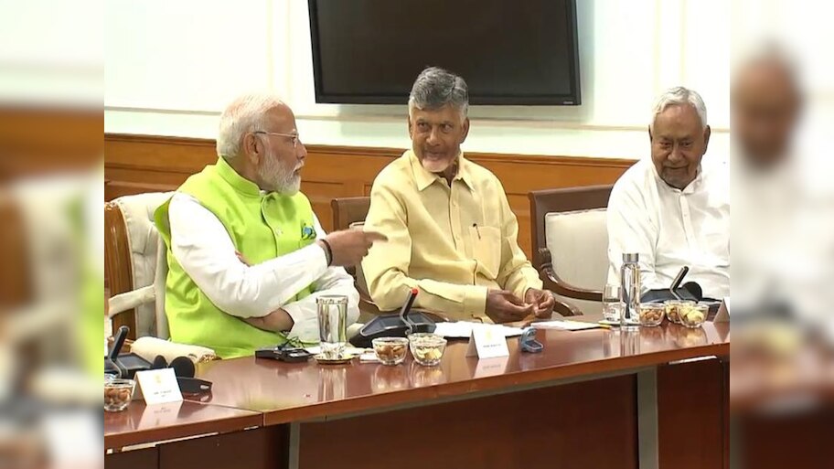 NDA Meeting: ମୋଦୀଙ୍କ ସମର୍ଥନରେ ପୂରା ଏନଡିଏ, ବୈଠକରେ ନୀତୀଶ କହିଲେ- ଶୀଘ୍ର ଗଠନ କର ସରକାର