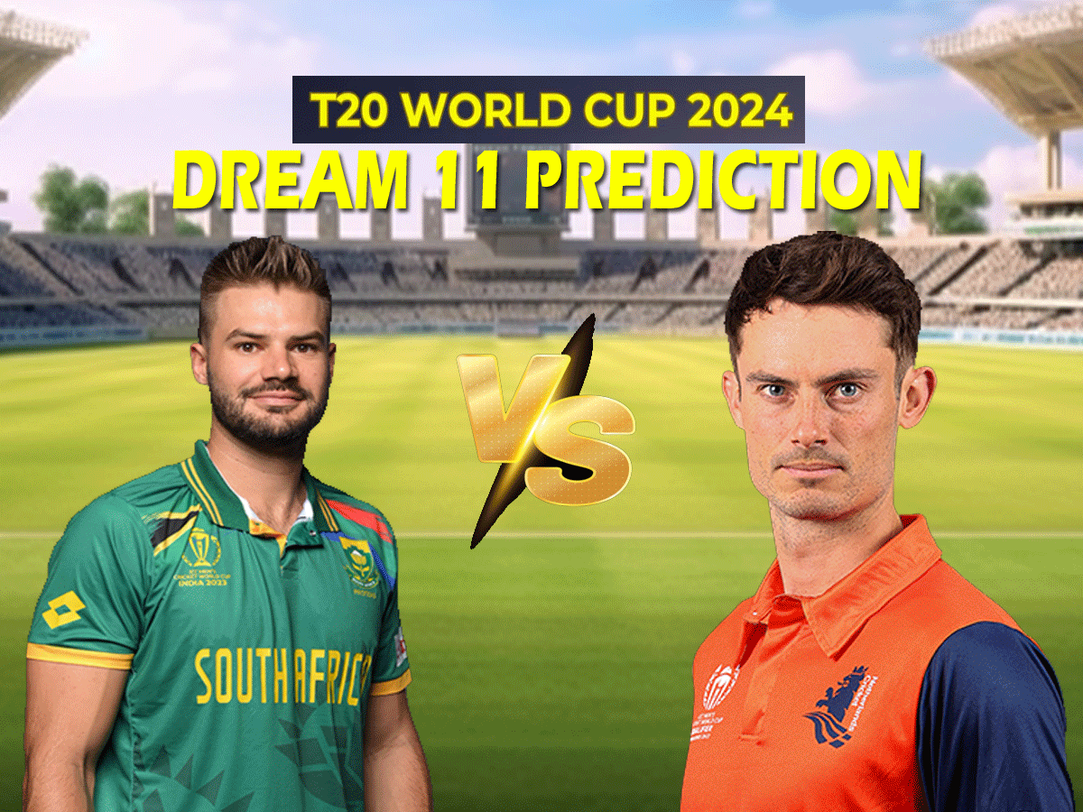 NED vs SA Dream11 Prediction: ऐसे बनाएं ड्रीम11 टीम, जानें पिच रिपोर्ट और प्लेइंग 11 NED vs SA Dream11 Prediction: ऐसे बनाएं ड्रीम11 टीम, जानें पिच रिपोर्ट और प्लेइंग 11