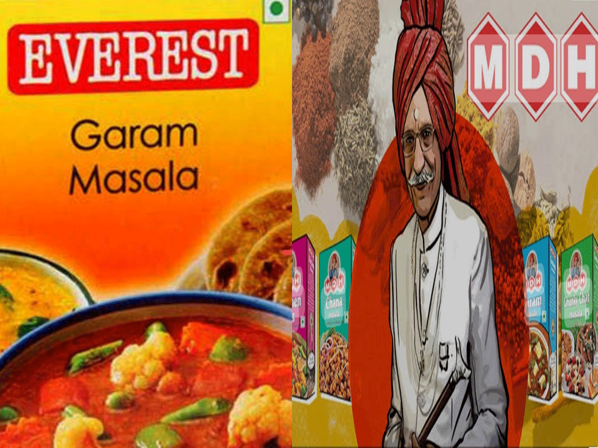 MDH, एवरेस्ट समेत कई बड़ी कंपनियों के मसाले अनसेफ, सैंपल हुआ फेल; ज्यादा इस्तेमाल हो रहा केमिकल MDH, एवरेस्ट समेत कई बड़ी कंपनियों के मसाले अनसेफ, सैंपल हुआ फेल; ज्यादा इस्तेमाल हो रहा केमिकल