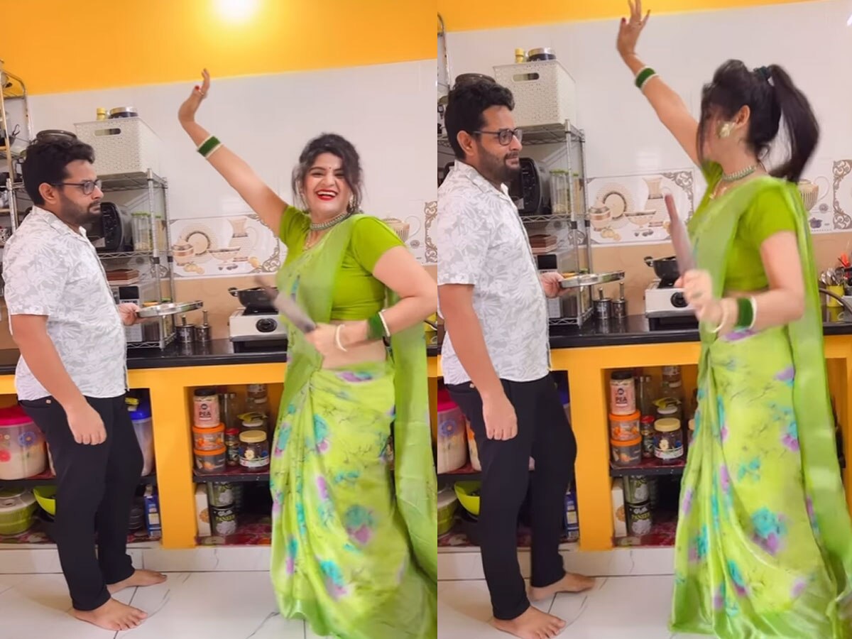 पति मांगता रह गया खाना, किचन में बीवी ने नहीं छोड़ा डांस करना, Video देख भड़के लोग