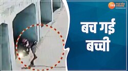 कार की टक्कर से 10 फीट दूर जा गिरी बच्ची, Video में देखिए फिर क्या हुआ