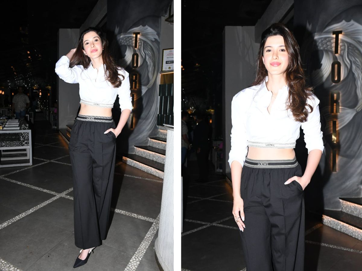 ग्लैमरस अंदाज में शनाया कपूर