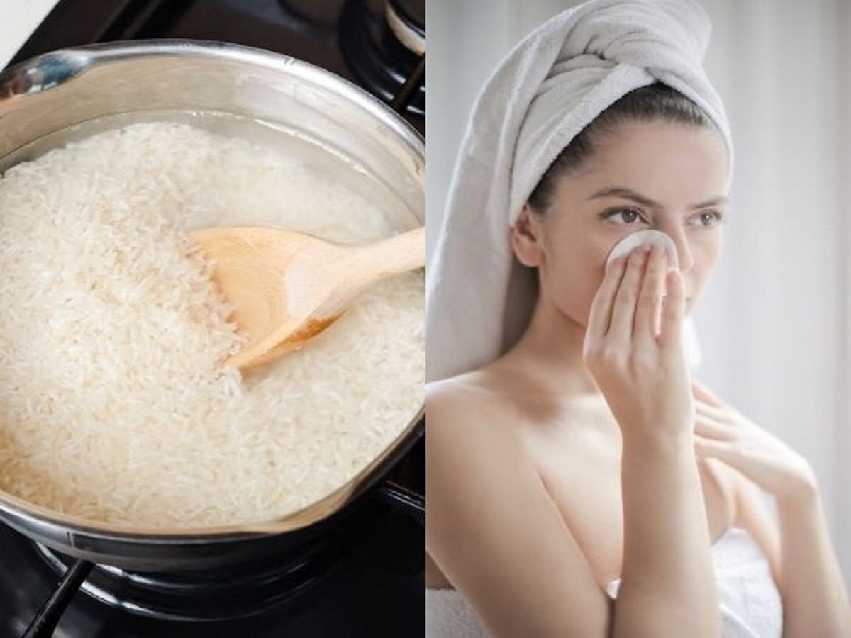 Rice water benifit for skin :