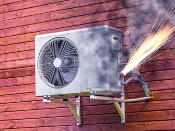 where to install split ac compressor to prevent fire know right place ...