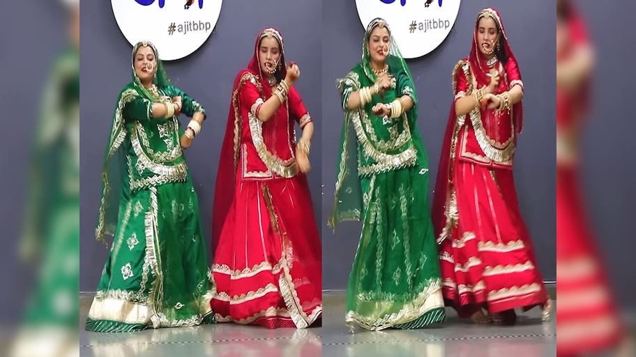 'मोरनी बागां मा बोले आधी रात को' गाने पर राजपूती पोशाक में धांसू डांस, देखने वाले बोले- वाह