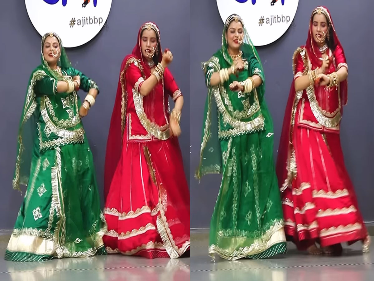 'मोरनी बागां मा बोले आधी रात को' गाने पर राजपूती पोशाक में धांसू डांस, देखने वाले बोले- वाह 'मोरनी बागां मा बोले आधी रात को' गाने पर राजपूती पोशाक में धांसू डांस, देखने वाले बोले- वाह