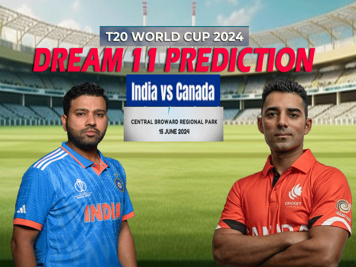IND vs CAN Dream11 Prediction: ऐसे बनाएं बेस्ट ड्रीम11 टीम, जानें पिच रिपोर्ट और प्लेइंग 11 IND vs CAN Dream11 Prediction: ऐसे बनाएं बेस्ट ड्रीम11 टीम, जानें पिच रिपोर्ट और प्लेइंग 11