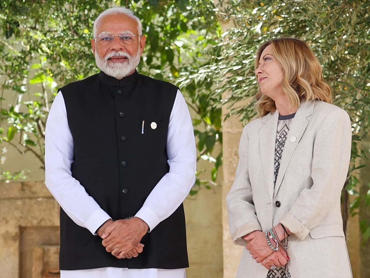मेजबान इटली की पीएम ने किया स्वागत