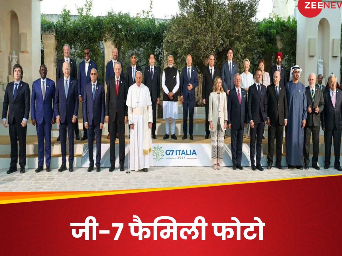 PM Modi Takes Center Stage: केंद्र में ‘हिदुस्तान’, G7 फैमिली फोटो में दिखा PM मोदी का जलवा