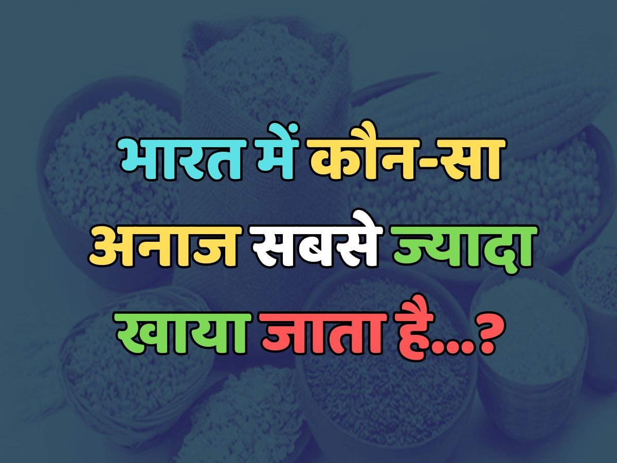 Which grain is most eaten in India