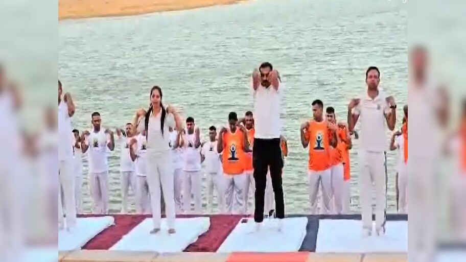 अंतरराष्ट्रीय योग दिवस की तैयारियां तेज, जैसलमेर में BSF के जवानों में दिखा जबरदस्त उत्साह
