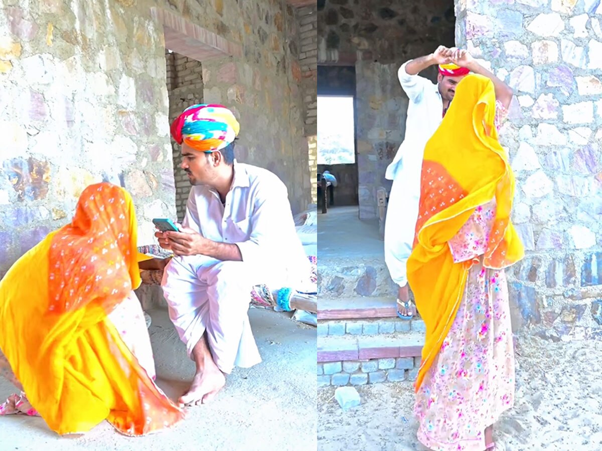 राजस्थानी पति ने बताया लुगाई को घुमाने का बेस्ट तरीका, Video देख भड़क जाएंगी महिलाएं