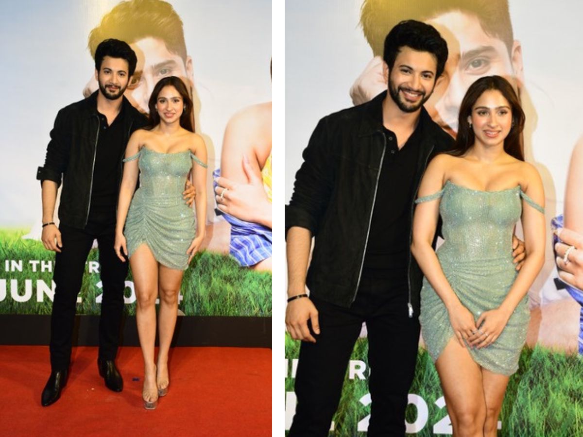 शिमरी ड्रेस में पश्मीना रोशन