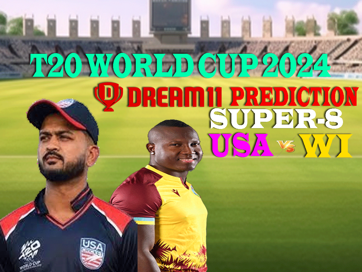 USA vs WI Dream11 Prediction: ऐसे बनाएं ड्रीम11 टीम, जानें पिच रिपोर्ट और प्लेइंग 11 USA vs WI Dream11 Prediction: ऐसे बनाएं ड्रीम11 टीम, जानें पिच रिपोर्ट और प्लेइंग 11