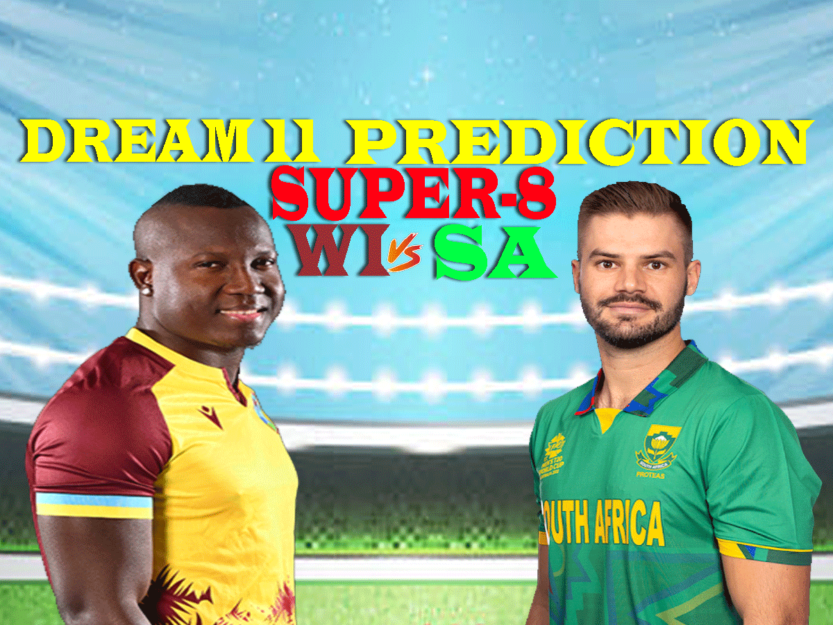 WI vs SA Dream11 Prediction: ऐसे बनाएं ड्रीम11 टीम, जानें पिच रिपोर्ट और प्लेइंग 11 WI vs SA Dream11 Prediction: ऐसे बनाएं ड्रीम11 टीम, जानें पिच रिपोर्ट और प्लेइंग 11