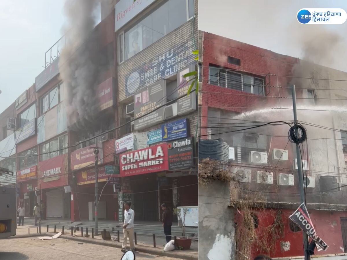 Panchkula Fire News: ਪੰਚਕੂਲਾ 'ਚ ਪੀਐਨਬੀ ਬੈਂਕ ਵਿੱਚ ਲੱਗੀ ਭਿਆਨਕ ਅੱਗ