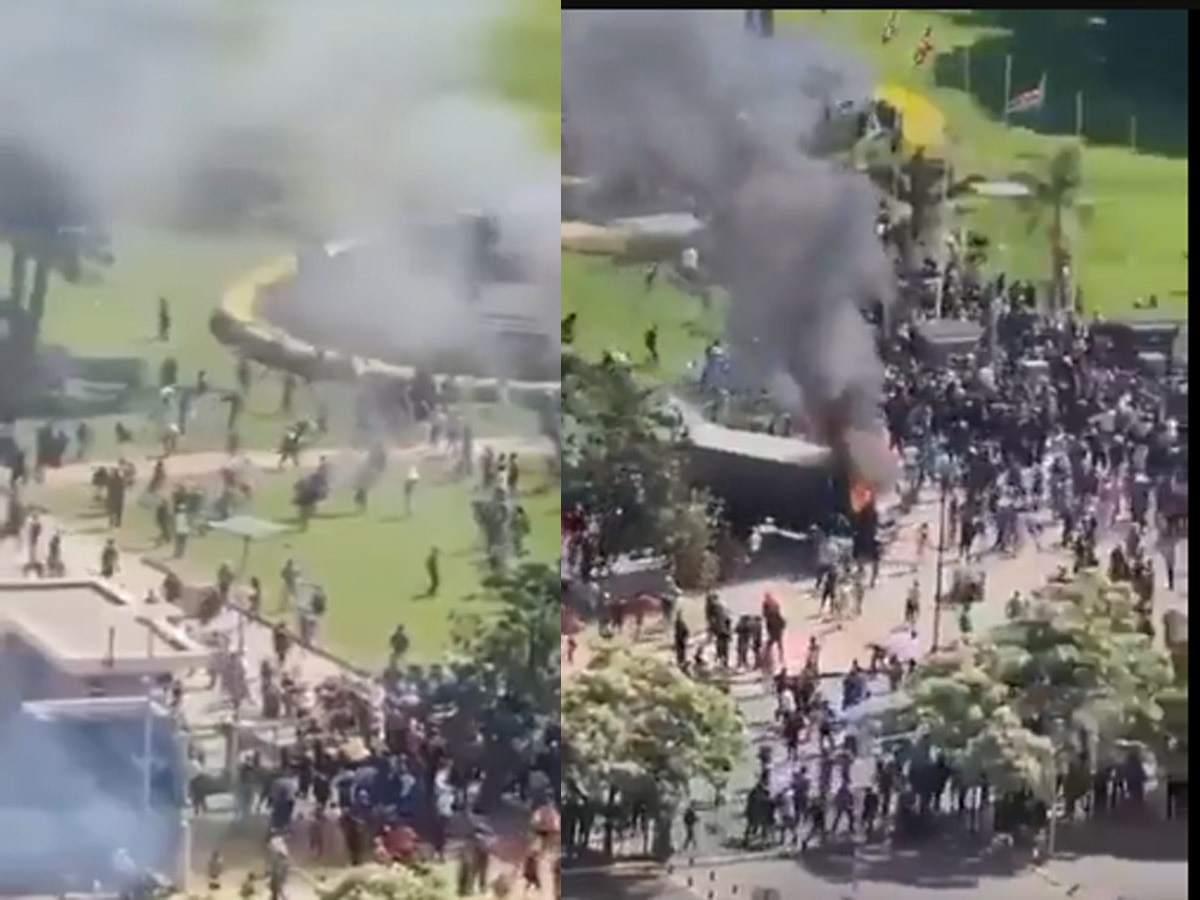 Kenya Parliament Fire: केन्या में नाराज भीड़ ने पार्लियामेंट में लगाई आग, इस बात से खफा हैं लोग