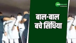 Video: बाल-बाल बचे सिंधिया, कार्यक्रम के दौरान तूफान आने पर गिरा टेंट