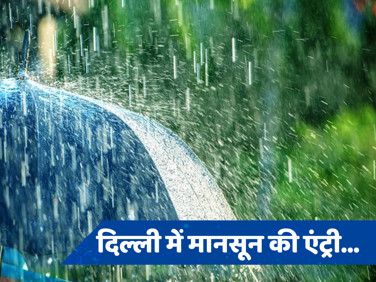 Monsoon Update: खत्म हुआ इंतजार... दिल्ली एनसीआर में हुई जोरदार बारिश, तीन माह बाद मिली गर्मी से राहत