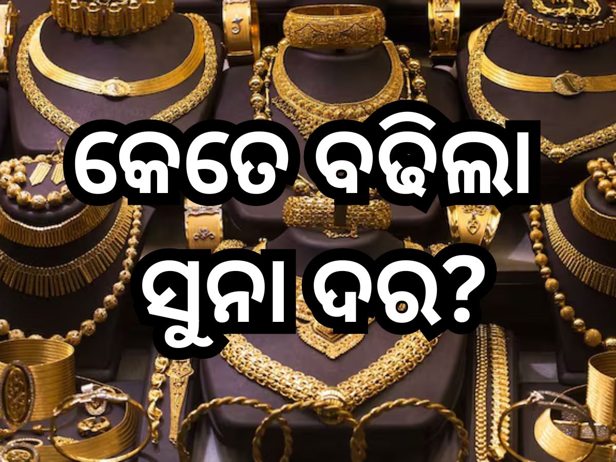 Gold Silver Price: ବଢିଲା ସୁନା ଦର, ଜାଣନ୍ତୁ ଆଜି ଭୁବନେଶ୍ବରରେ ୧୦ ଗ୍ରାମ୍ ପିଛା କେତେ ଅଛି ଦାମ୍? Gold Silver Price: ବଢିଲା ସୁନା ଦର, ଜାଣନ୍ତୁ ଆଜି ଭୁବନେଶ୍ବରରେ ୧୦ ଗ୍ରାମ୍ ପିଛା କେତେ ଅଛି ଦାମ୍?