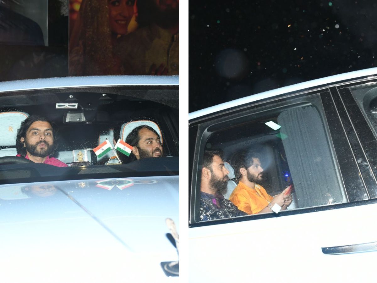 पिछली सीट पर नजर आए एक्टर वीर पहाड़िया