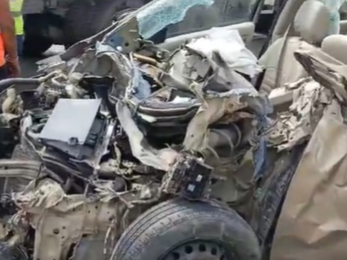 Gurugram Accident News: कैंटर में कार ने पीछे से मारी टक्कर, हादसे में 4 की मौत